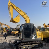 Excavatrice sur chenilles Kobelco SK75-8, 7,5 tonnes, compacte, hydraulique, d'occasion, pour travaux de construction, aménagement paysager et terrassement