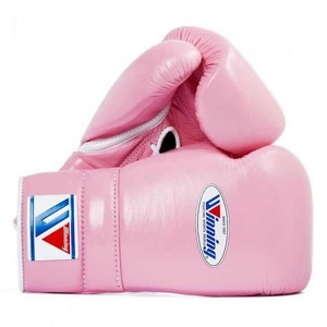 Guantes de entrenamiento de boxeo con cordones rosas de alta calidad en color y diseño de tamaño personalizado para entrenamiento y competición de boxeo - Product Image 2