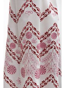 New <b>Bohemian</b> Ukrainian Mini <b>Dress</b> for Women Soft Linen Embroidered Floral Pattern Relaxed Holidays Half Sleeves Best Design - Product Image 4