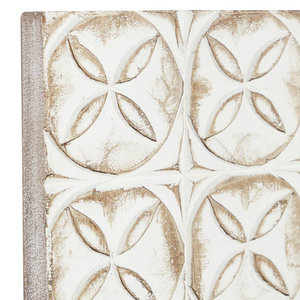 Yeni varış çevre dostu beyaz ahşap geleneksel soyut duvar dekor seti özelleştirilmiş fabrika fiyat toplu kaynağı hint ahşap duvar - Product Image 3