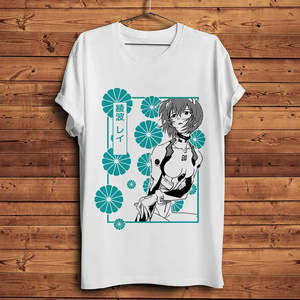 เสื้อยืดเรย์ อายานามิ ยุอิ อิคาริ ทำจากผ้าเจอร์ซีย์ที่สวมใส่สบาย - Product Image 4