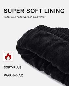 Gorro de Punto Unisex para Adultos, Diseño 2025, Lana/Algodón, Transpirable, Impermeable, Jacquard, Alta Calidad, Servicio OEM, Imagen - Product Image 3