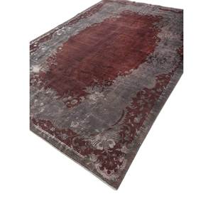 Alfombras de Lana y Seda Anudadas a Mano Aalam, Diseño Floral Rojo y Naranja para Hogar y Auto, Rectangulares, Modelo Pae-6143, Alfombra de Sala, Pasillo - Product Image 2