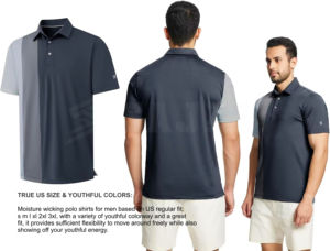 Polo informal de manga corta para hombre, con estampado liso de color - Product Image 4