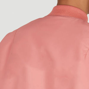 Chaqueta de bombardero de lona con cremallera Unisex de lujo de alta calidad Color sólido personalizado invierno al aire libre a prueba de viento con capucha OEM - Product Image 6