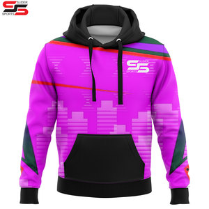 Venta caliente al por mayor Sudaderas Sublimación Impresión completa Hombres Sudadera con capucha Mujeres Sudadera con capucha Personalizado 3D logo Sudaderas con capucha - Product Image 6