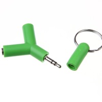 Répartiteur Y pour casque audio, adaptateur mâle 3.5mm vers double femelle 3.5mm pour 2 casques/écouteurs, compatible avec iPhone, iPad, MP3