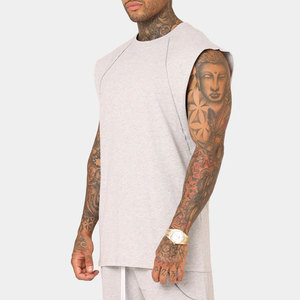 Men's Wear Plus Size Breathable Fashionable Plain Knitted Singlet Cut Out Vest Fitness Streetwear <b>Reflective</b> Vintage Tank <b>Top</b> - Product Image 4