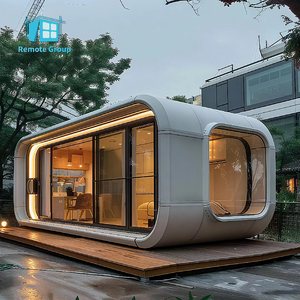 Prefab woningen 2 slaapkamers kleine prefab woning appelvormig vakantiehuis prefab kantoor met toilet - Product Image 3