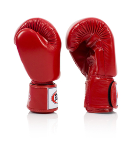 Gants de boxe en cuir Fairtex de qualité supérieure avec fermeture à boucle et crochet, personnalisables, tailles 8oz, 10oz, 12oz, 14oz, 16oz, sports de plein air - Product Image 3