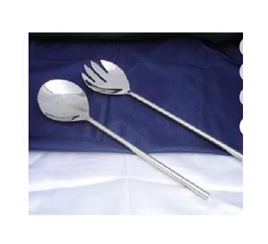 Grossiste Saladier en métal en acier inoxydable avec poignée en argent pour la vaisselle de mariage Outils de cuisine pour la salade - Product Image 1