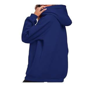 Sweat à capuche femme surdimensionné de haute qualité | 2025 pull à capuche en coton personnalisé automne hiver conception grande taille - Product Image 6