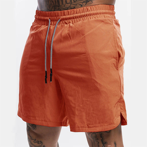 Pantalon de jogging ample tissé mince de sport de fitness personnalisé en gros Shorts pour hommes à séchage rapide - Product Image 2