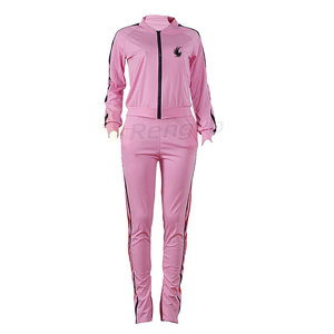 Ensemble de survêtements à la mode pour femmes de haute qualité, respirant et grande taille, avec fermeture éclair complète pour l'automne, meilleure vente - Product Image 1