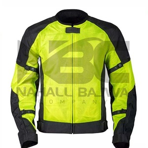 Ropa deportiva de talla grande con estampado a prueba de viento para hombre, chaquetas Cordura para montar en amarillo y negro - Product Image 1