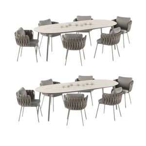 Hotel and <b>Restaurant</b> <b>Furniture</b> Home Dining Set <b>Restaurant</b> Set With Many Chairs Costumiz Product Wholesale Price - Product Image 2