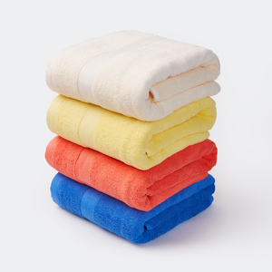 Salina 100% coton non tissé écologique serviette de bain 70x140cm séchage rapide doux absorbant SP16 - Product Image 1