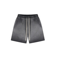 Streetwear Vêtements de sport Vêtements de sport Logo personnalisé 100% coton Terry Shorts taille élastique Hommes Fitness Gym Shorts