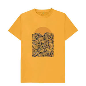 Camiseta personalizada de algodón con estampado gráfico de peso pesado 240 Gsm para hombre, camisetas de punto de poliéster/algodón con estampado DTG a la moda - Product Image 6