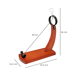 Support à jambon en pin pour gondole - Product Image 2