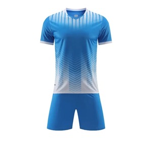 Camiseta de fútbol de manga corta, conjunto de fútbol para hombres, adultos y niños, ropa de entrenamiento, estudiantes de escuela primaria, Verano - Product Image 2