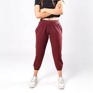 Pantalones de chándal unisex estampados de cintura alta para mujer de fabricante al por mayor, pantalones de chándal personalizados para mujer - Product Image 1