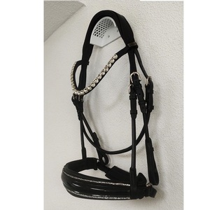 บังเหียนม้าหนังแท้สำหรับขี่ม้าโลโก้ออกแบบได้ตามต้องการผลิตภัณฑ์ขี่ม้าแบบตะวันตกที่มีความทนทาน - Product Image 2