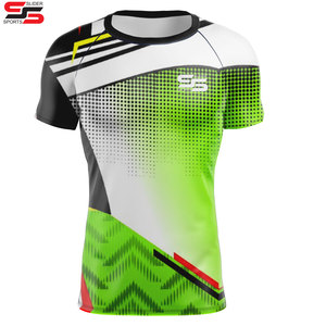 High Quality Men's Short Sleeve Rashguard <b>Swimming</b> Tops Beach Swear Manufacturing High Quality Rash Guards - Product Image 3