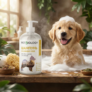 PETBIOLOGY Champú Suave Diario para Perros y Cachorros (3+ Meses) 300ml - Product Image 1