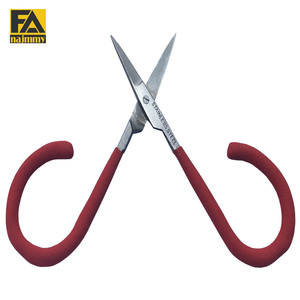 Tijeras de bordado de cutículas económicas de alta calidad, mango de espuma de bucle abierto, hoja superior dentada de acero inoxidable, herramienta de belleza afilada - Product Image 4