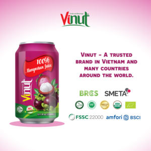 Jus NFC 330ml 100% jus de mangoustan à partir de vrai jus fabriqué par une usine au Viet Nam (OEM, ODM) - Product Image 3