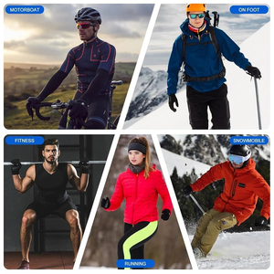 Haute vente en gros coupe-vent imperméable Sports de plein air gants de cyclisme pour vélo moto randonnée course écran tactile gants - Product Image 5