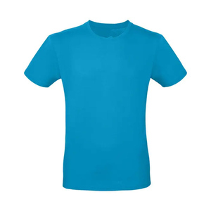 เสื้อยืดแขนสั้นผู้ชาย สีพื้น แดง ขาว น้ำเงิน แต่งขอบคอ ทรงพอดีตัว สวมใส่สบาย ผ้าเจอร์ซีย์ถัก คอตตอน ระบายอากาศ แห้งเร็ว - Product Image 2