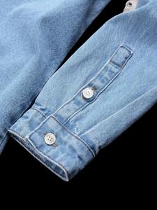 Oem Custom Logo Blank <b>Denim</b> <b>Jackets</b> for <b>Men</b> Fleece <b>Denim</b> <b>Jacket</b> Blue <b>Black</b> Plus Size <b>Denim</b> <b>Jacket</b> <b>Mens</b> - Product Image 6