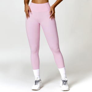 In Stock Knitted Sweat-Wicking Yoga Pants Sexy <b>Seamless</b> <b>Leggings</b> Eco-friendly Gym Wear - Product Image 4