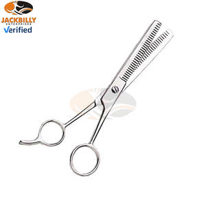 Ciseaux de barbier premium Duo 7 Regular 6.5, double tranchant, ciseaux à effiler, acier inoxydable, levier de contrôle de précision, pour gaucher - Product Image 2