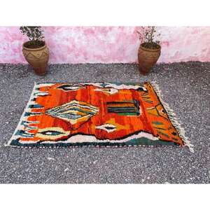 Tapis marocains faits main en laine, authentiques tapis berbères, laine naturelle, artisanat artisanal, taille et couleurs personnalisables, haute qualité - Product Image 1