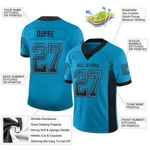 Maillot de football américain d'excellente qualité vêtements de sport en polyester maillot de football américain pour équipe adulte - Product Image 3