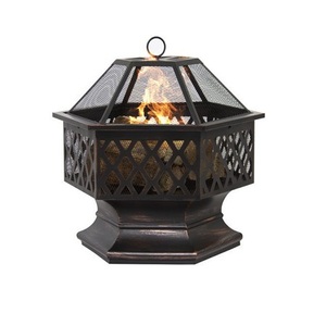 Finest Quality Round Shape Fire Pit In Iron <b>Wood</b> <b>Burning</b> Fire Pit With Stand And Cover For Home <b>Garden</b> Usage - Product Image 4
