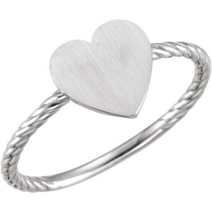 Be Posh Rose Gold Plated Inlay Rope Signet <b>Ring</b> Vintage Trendy Christian Gold <b>Ring</b> Engravable Stainless Steel Claw Setting Gift - Product Image 1