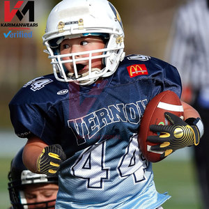 Gants de football américain d'hiver en plein air Logo personnalisé Sticky Grip Gants d'entraînement professionnels en silicone antidérapants - Product Image 6