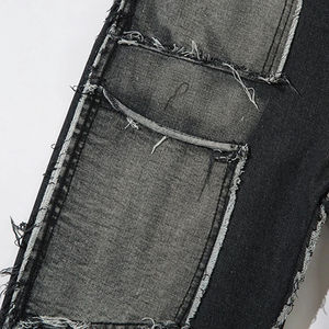 Jeans de Mezclilla 2026, Estilo Urbano, Lavado Vintage con Efecto Desgastado, Parches, para Hombre, Ropa Urbana, Pantalones Lavados - Product Image 5