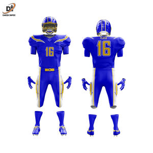 Высококачественная Американская Футбольная унисекс Униформа полностью индивидуализированная футболка популярная американская футбольная форма - Product Image 3