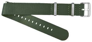 Correa de Reloj Inteligente Unisex B19 de Nailon de 20-22 mm, Verde, Resistente al Agua, Transpirable, Suave, Ligera, Elástica, Deportiva, con Hebilla de Acero Inoxidable - Product Image 2