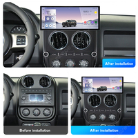 MEKEDE MS nouveau système Android 12.3 pouces 12 + 256G voiture multimédia pour Jeep boussole 2010-2016 prise en charge 360 caméra DVR OBD TPMS