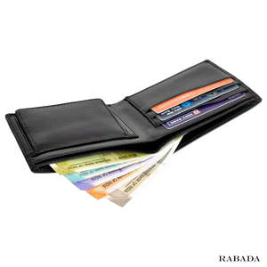 2022 Designer High Quality Best Selling 100% Genuine Cow Leather Bi-fold <b>Men</b> <b>Wallet</b> at Factory Price - Product Image 3