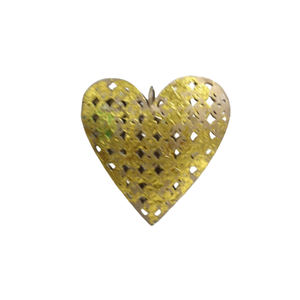 Meilleure vente fer métal suspendu coeur mur décoratif ornement couleur or pour la maison et la décoration de Noël à la main en vrac - Product Image 2