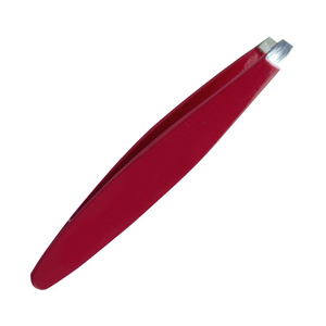 Top Maroon Color alemán mejores pinzas inclinadas de acero removedor de pelo de Punta puntiaguda para enhebrar y desplumar la cara - Product Image 4