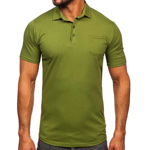 Compra camisetas polo para hombre, camisetas con bordado y estampado, camisetas lisas 100% algodón, manga corta, antiarrugas, camisetas polo para hombre. - Product Image 3