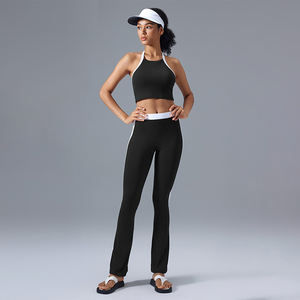 <span class=keywords><strong>Seyx</strong></span> Running Fitness Femmes Halter Sport Soutien-Gorge Antichoc Rembourré Entraînement Yoga Crop Tops Réservoirs avec Coussinets Intégrés - Product Image 6